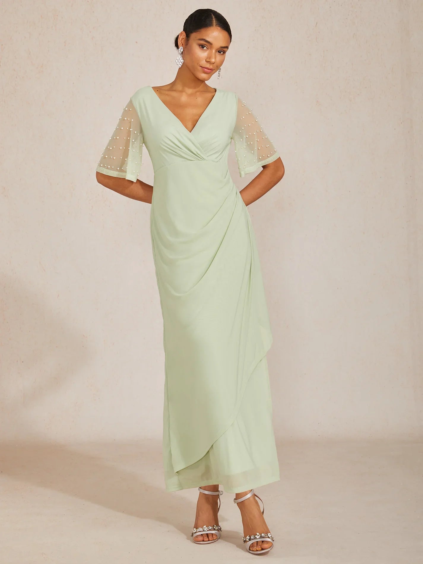 Empire Waist Formal Maxi Dress