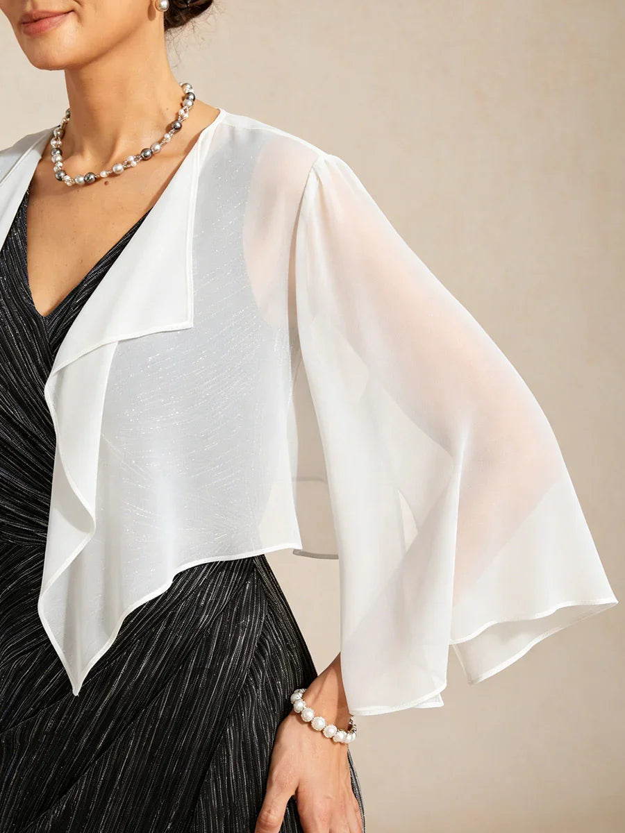 Sheer Chiffon Evening Cover Up