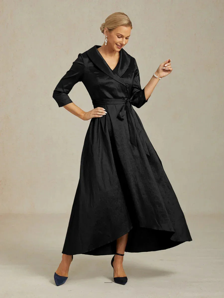 Taffeta High Low Dress