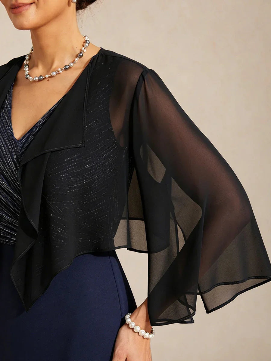 Sheer Chiffon Evening Cover Up