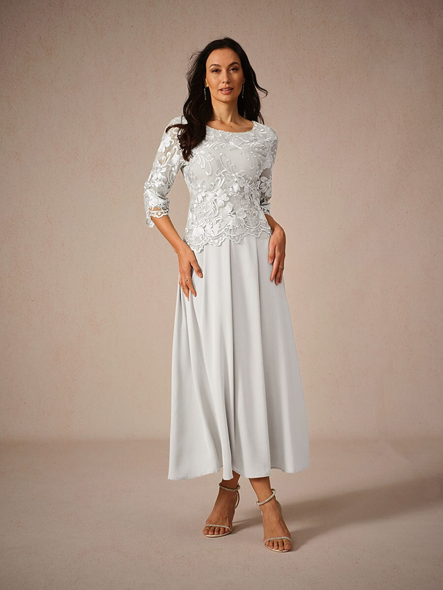 Ruffle Ruched Lace Maxi Dress