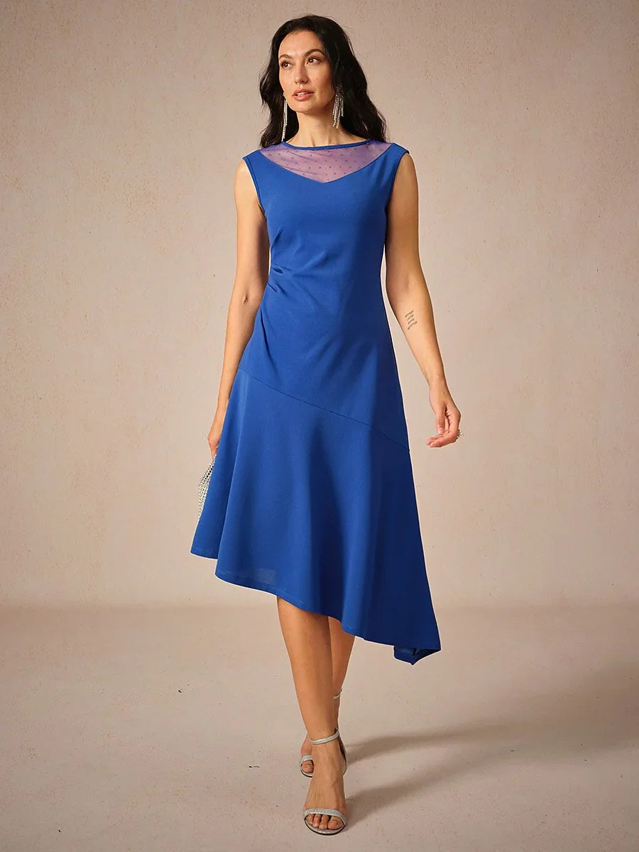Asymmetrical-Mesh-Sleeveless-Dress-Royal-Blue-S17035750