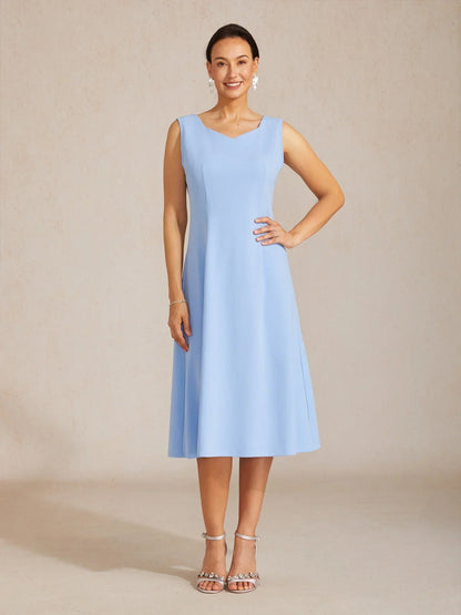 Sleeveless Sheath Midi Dress