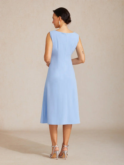 Sleeveless Sheath Midi Dress