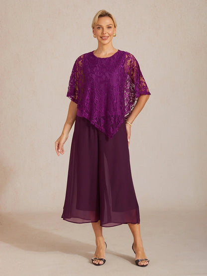 Elegantes Spitzentop mit Fledermausärmeln
