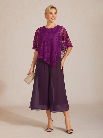Cropped Wide Leg Pants