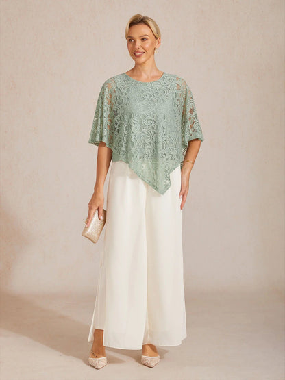 Elegant Lace Batwing Sleeve Top