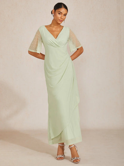 Empire Waist Formal Maxi Dress