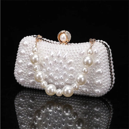 Pearl Clutch Bridal Wedding & Party Handbag