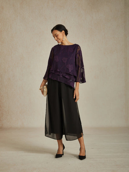 Chiffon Floral Layered Blouse