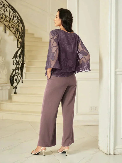 Chiffon Floral Layered Blouse