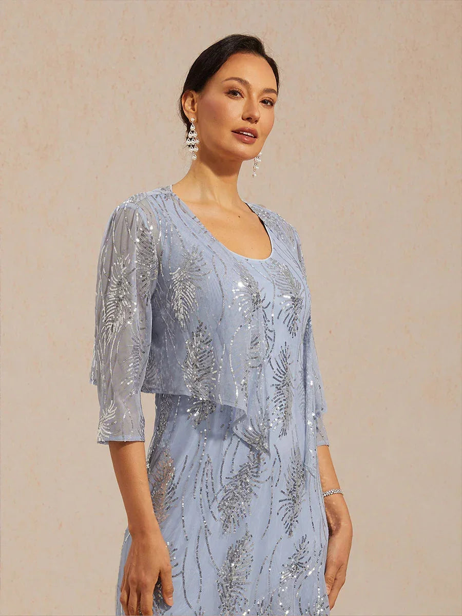 Mesh Sequin Short Shrug