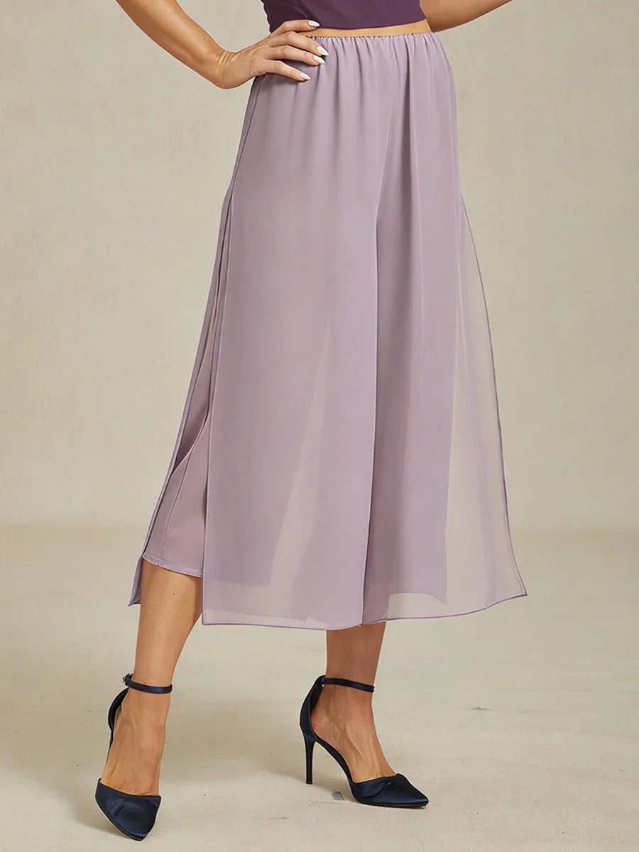 Cropped Wide Leg Pants