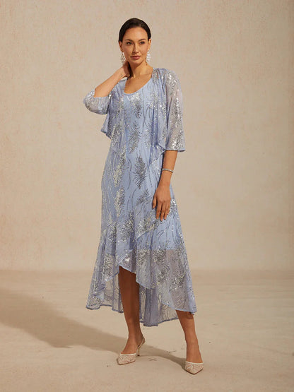 Sleeveless Sequin Maxi Dress