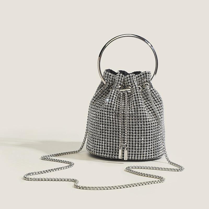 Rhinestone Chain Clutch