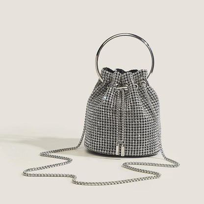 Rhinestone Chain Clutch