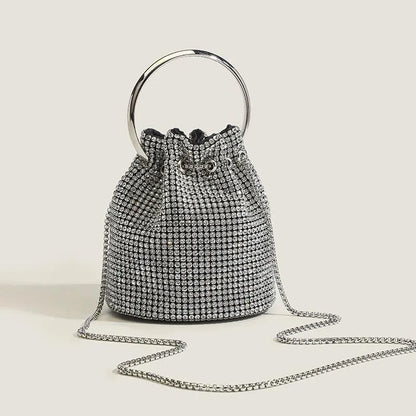 Rhinestone Chain Clutch