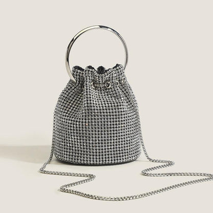 Rhinestone Chain Clutch