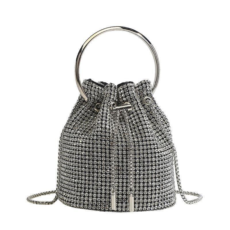 Rhinestone Chain Clutch