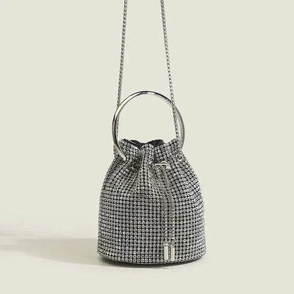Rhinestone Chain Clutch