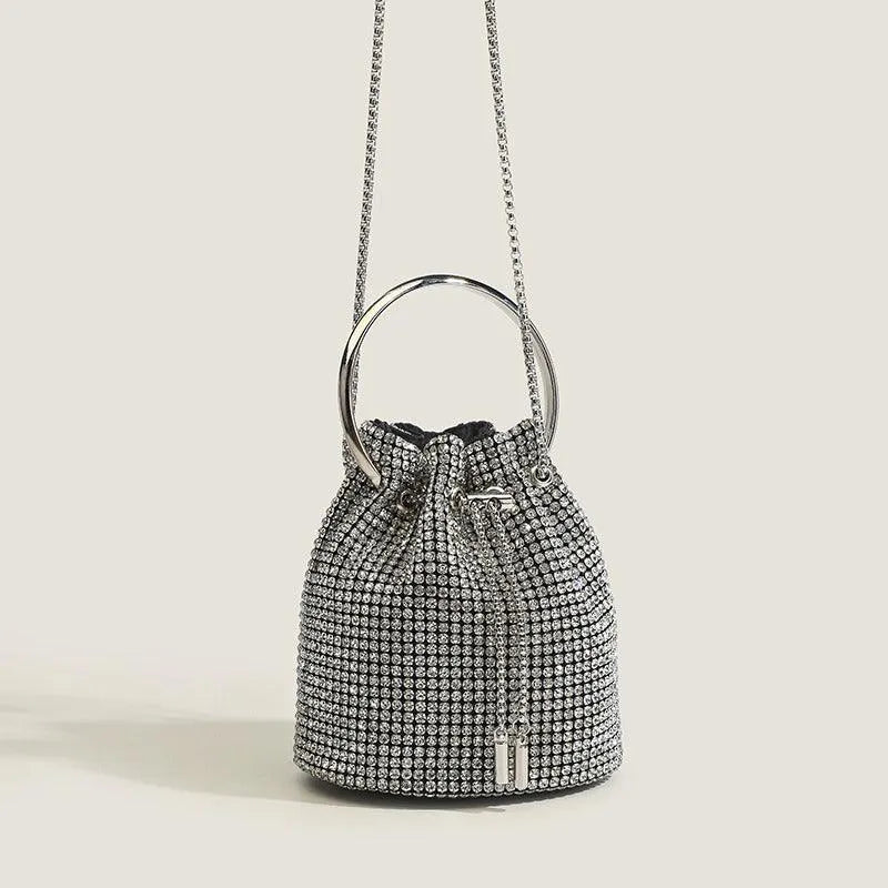 Rhinestone Chain Clutch