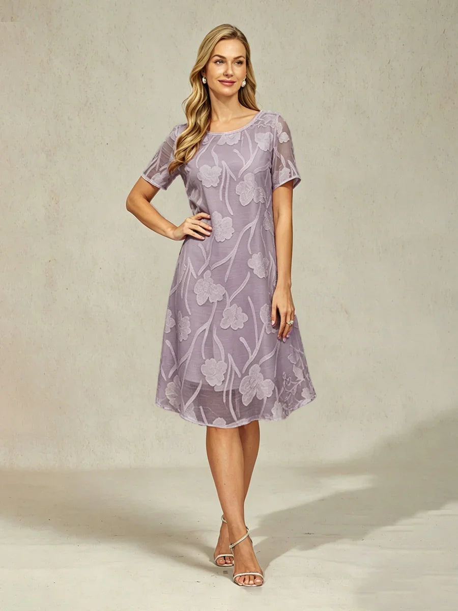 Floral Sheer Chiffon Dress