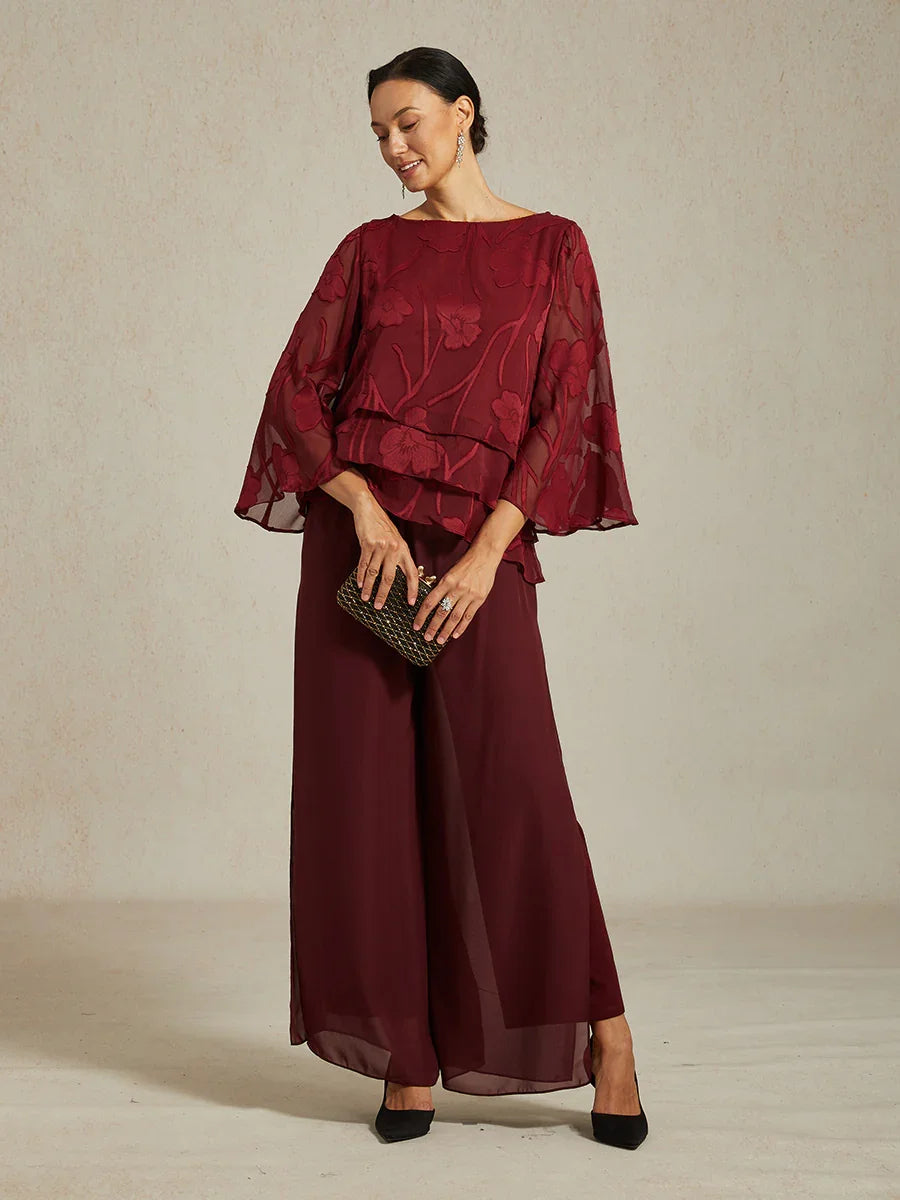 Chiffon Floral Layered Blouse