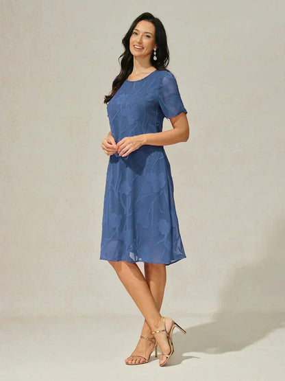 Floral Sheer Chiffon Dress