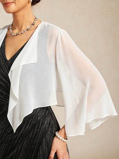 Sheer Chiffon Evening Cover Up