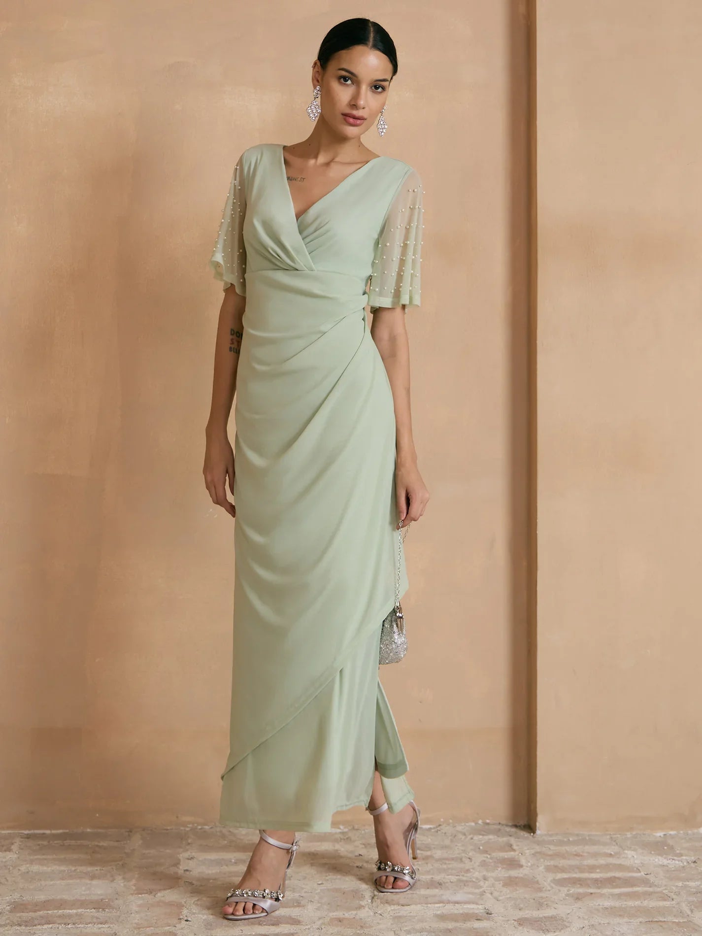 Empire Waist Formal Maxi Dress