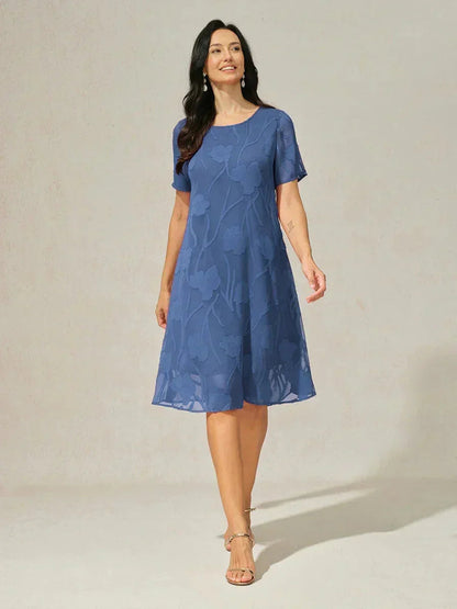 Floral Sheer Chiffon Dress