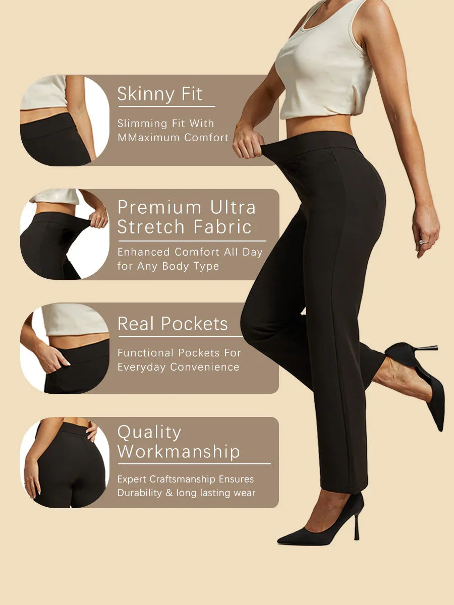 High Stretch Bootcut Pants