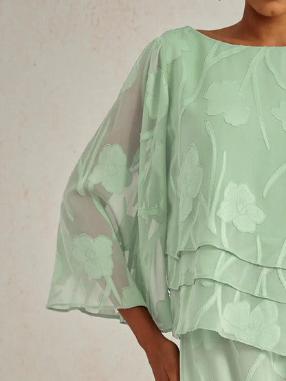 Chiffon Floral Layered Blouse