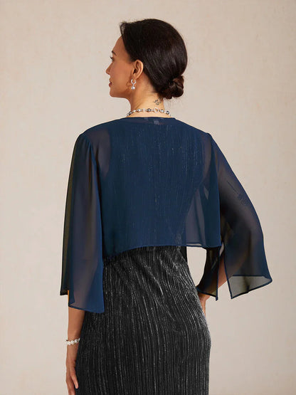 Sheer Chiffon Evening Cover Up