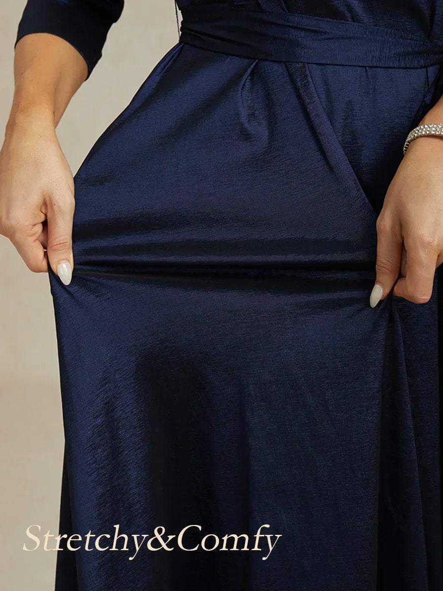 Taffeta High Low Dress