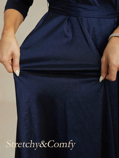 Taffeta High Low Dress