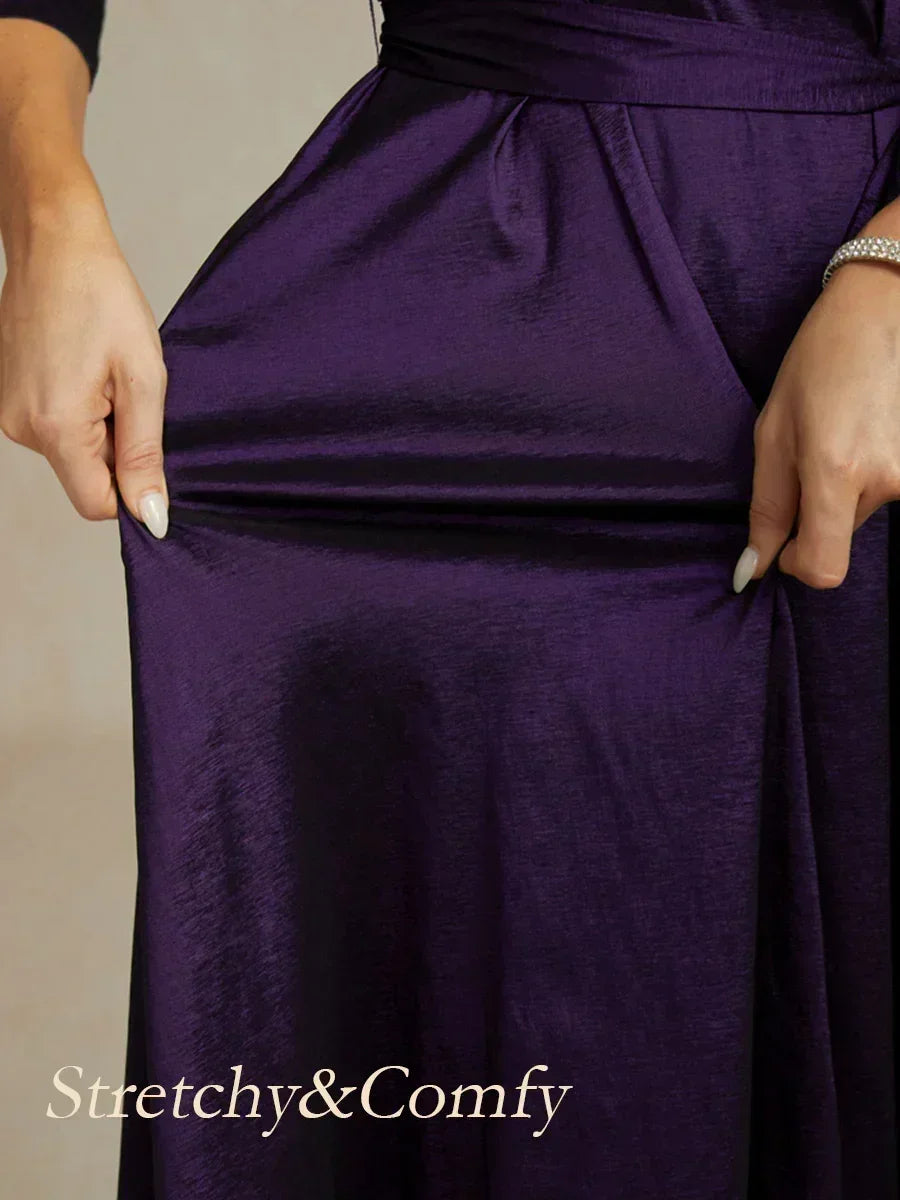 Taffeta High Low Dress