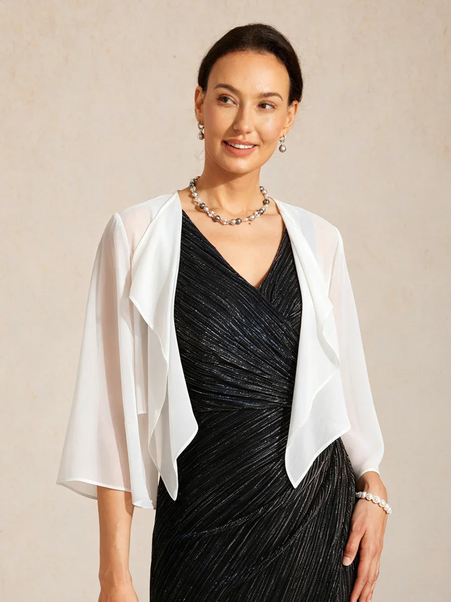 Sheer Chiffon Evening Cover Up