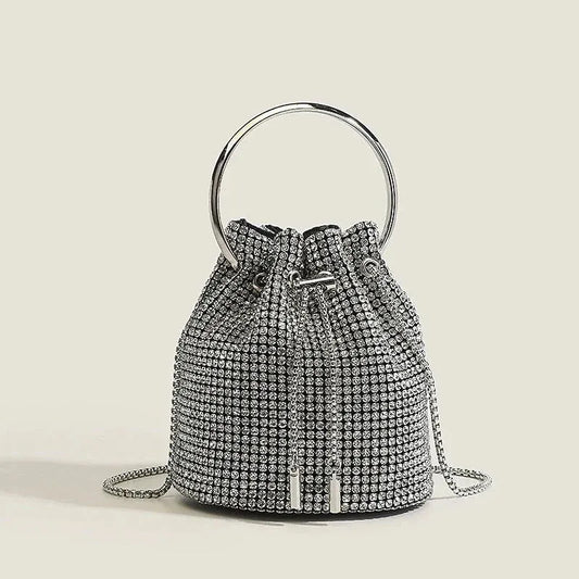 Rhinestone Chain Clutch