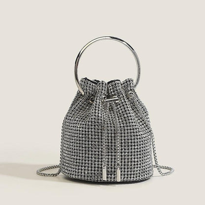 Rhinestone Chain Clutch