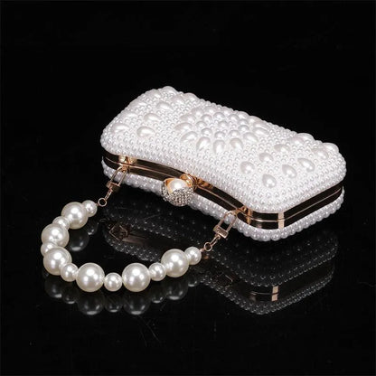 Pearl Clutch Bridal Wedding & Party Handbag