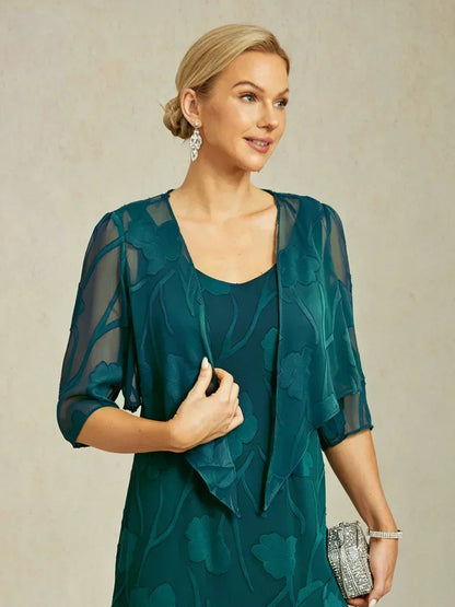 Floral Sheer Chiffon Shrug
