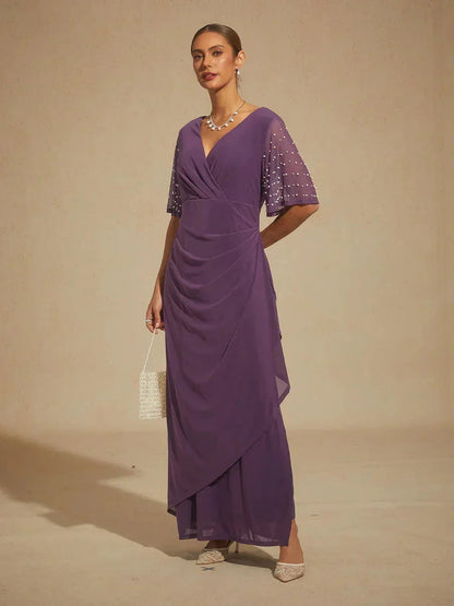 Empire Waist Formal Maxi Dress