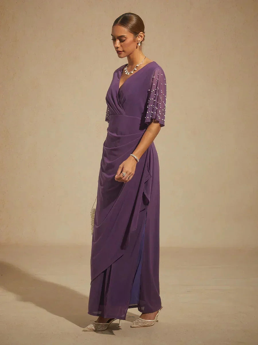 Empire Waist Formal Maxi Dress