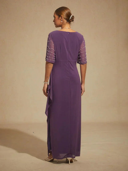 Empire Waist Formal Maxi Dress
