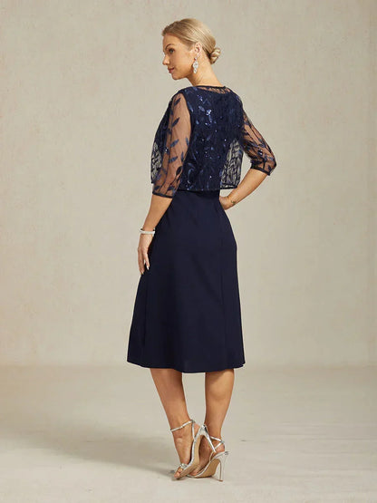 Floral Embroidered Lace Jacket with Rhinestone Clasp