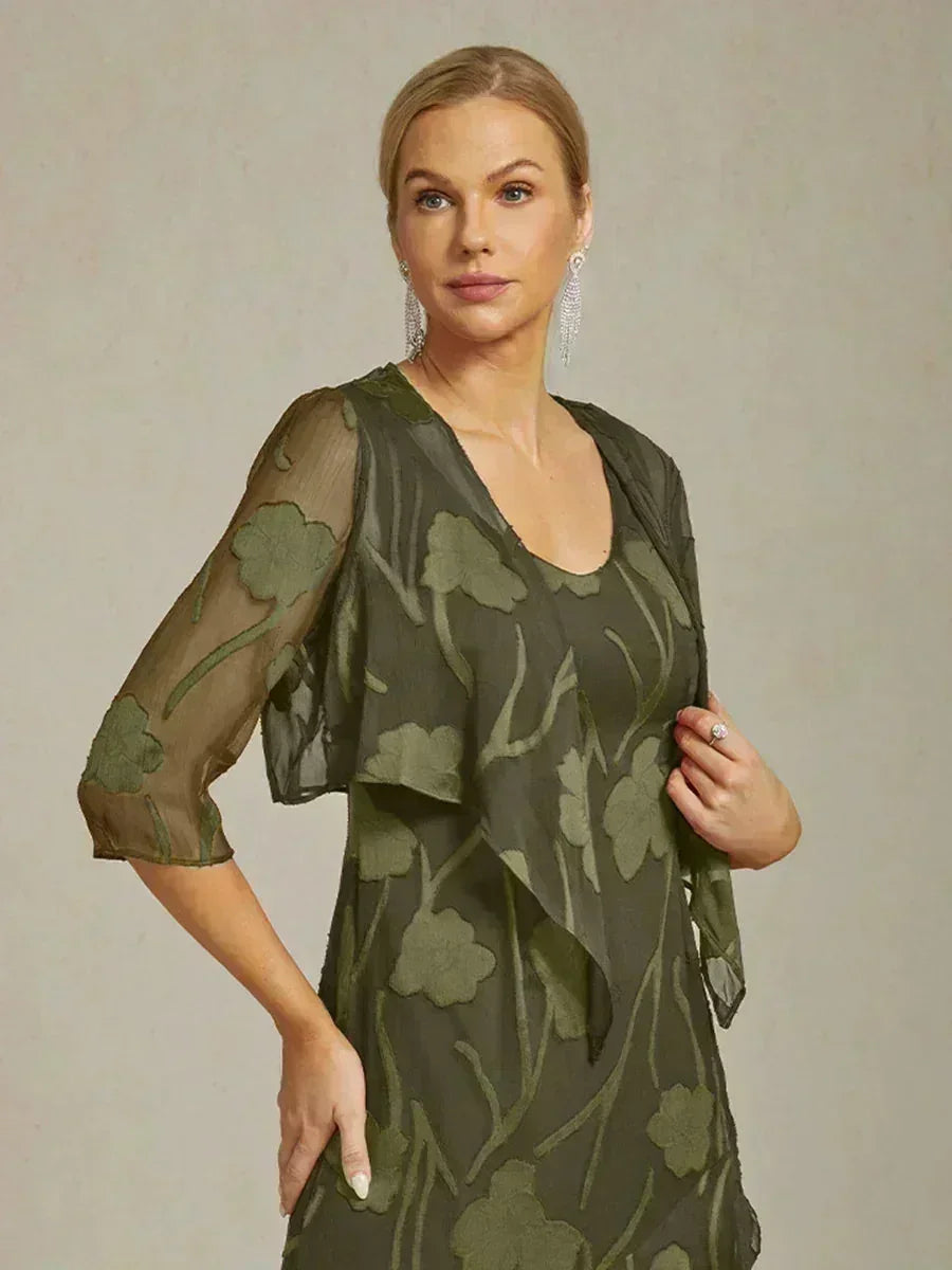 Floral Sheer Chiffon Shrug