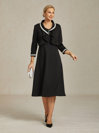 Elegant Stretch Beaded Jacket with Two-Way Styling