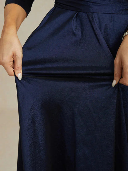 Taffeta High Low Dress
