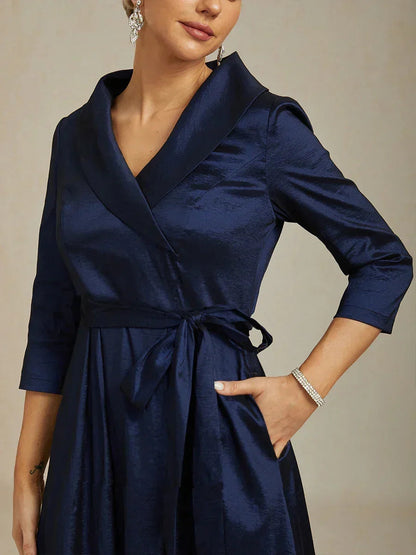 Taffeta High Low Dress